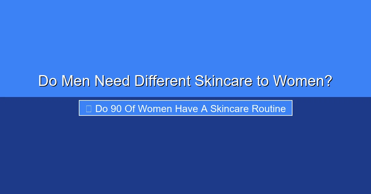Featured image for Do Men Need Different Skincare to Women?