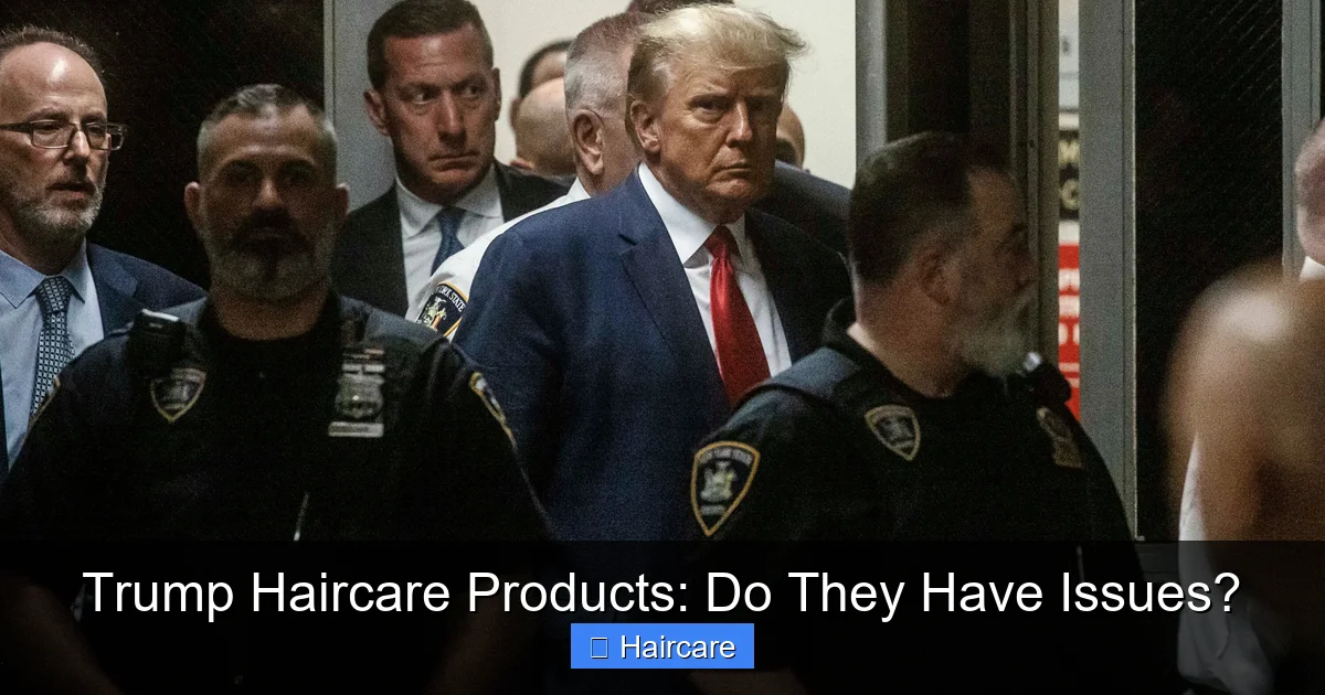 Featured image for Trump Haircare Products: Do They Have Issues?