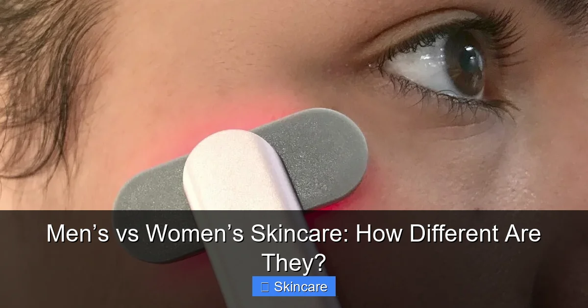 Featured image for Men’s vs Women’s Skincare: How Different Are They?