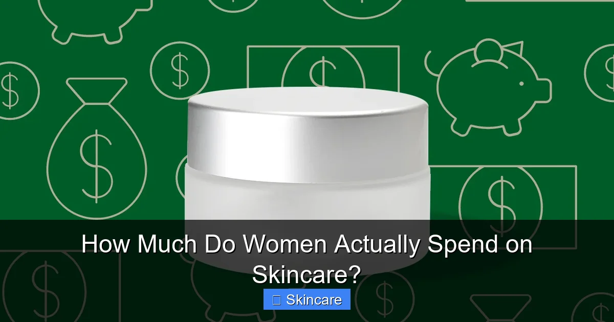 Featured image for How Much Do Women Actually Spend on Skincare?
