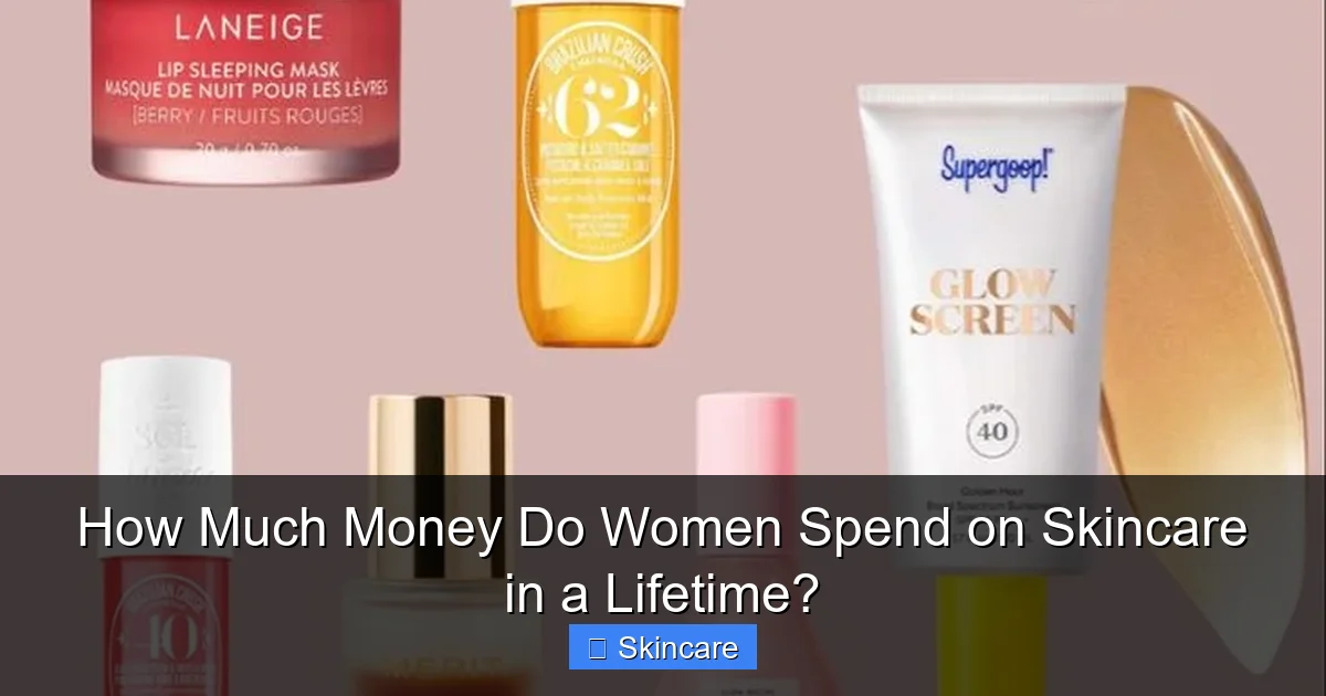 Featured image for How Much Money Do Women Spend on Skincare in a Lifetime?