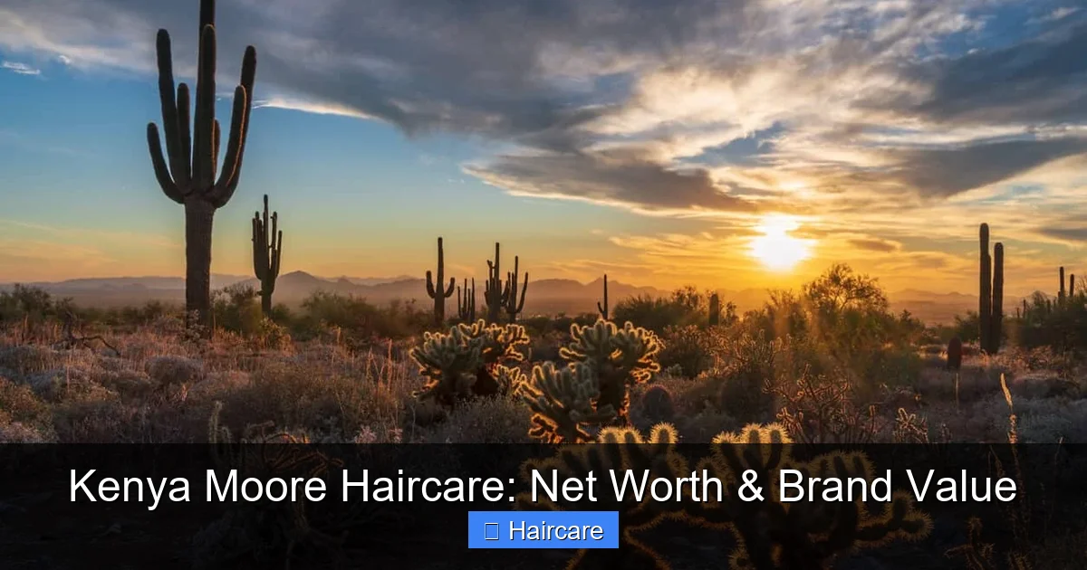 Featured image for Kenya Moore Haircare: Net Worth & Brand Value