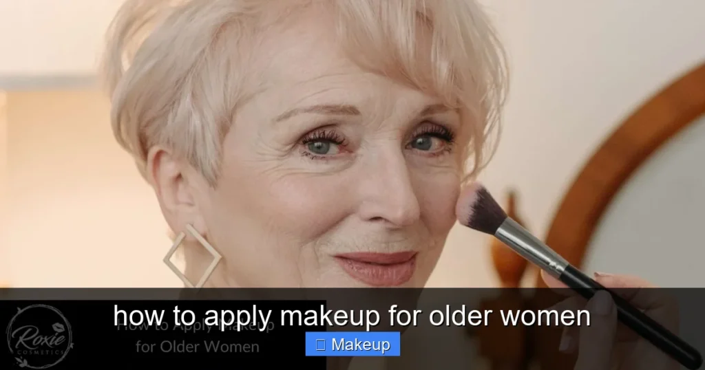 Featured image for how to apply makeup for older women
