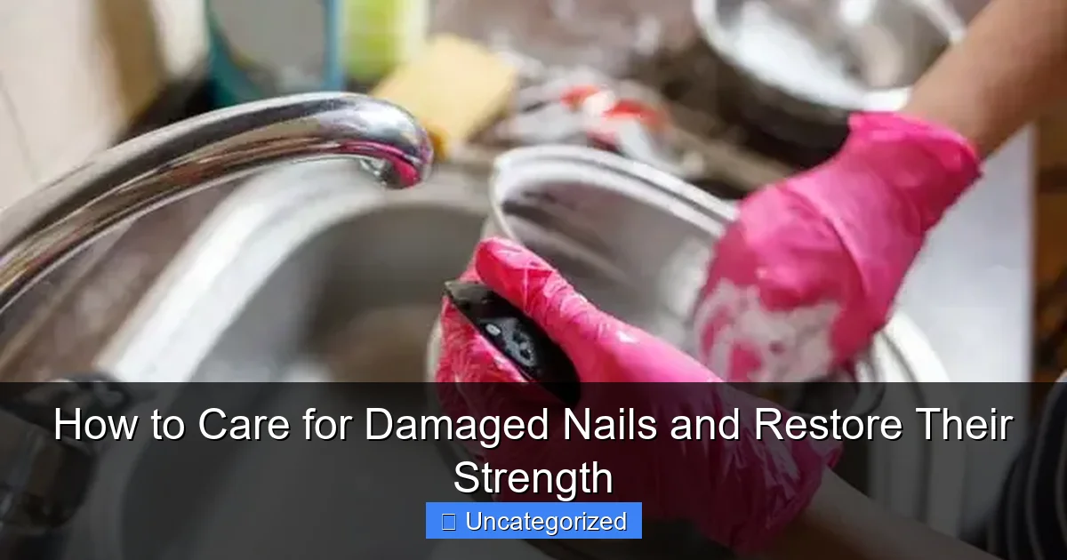 How to Care for Damaged Nails and Restore Their Strength