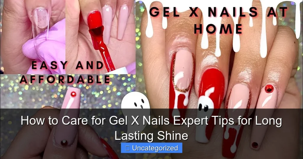 How to Care for Gel X Nails Expert Tips for Long Lasting Shine