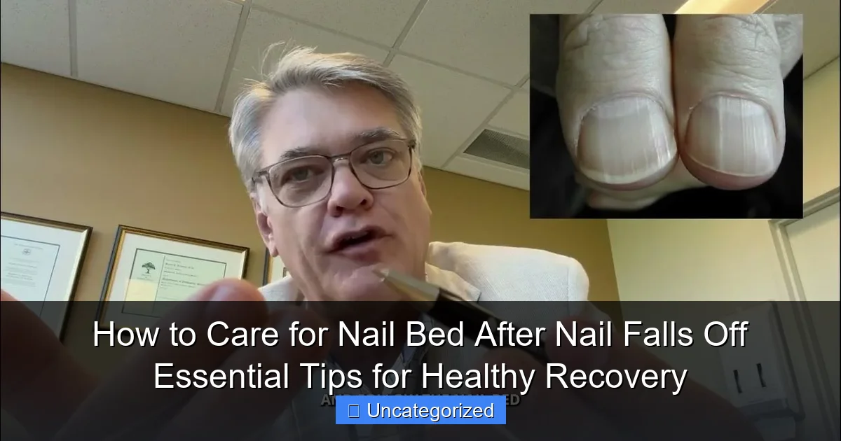 How to Care for Nail Bed After Nail Falls Off Essential Tips for Healthy Recovery