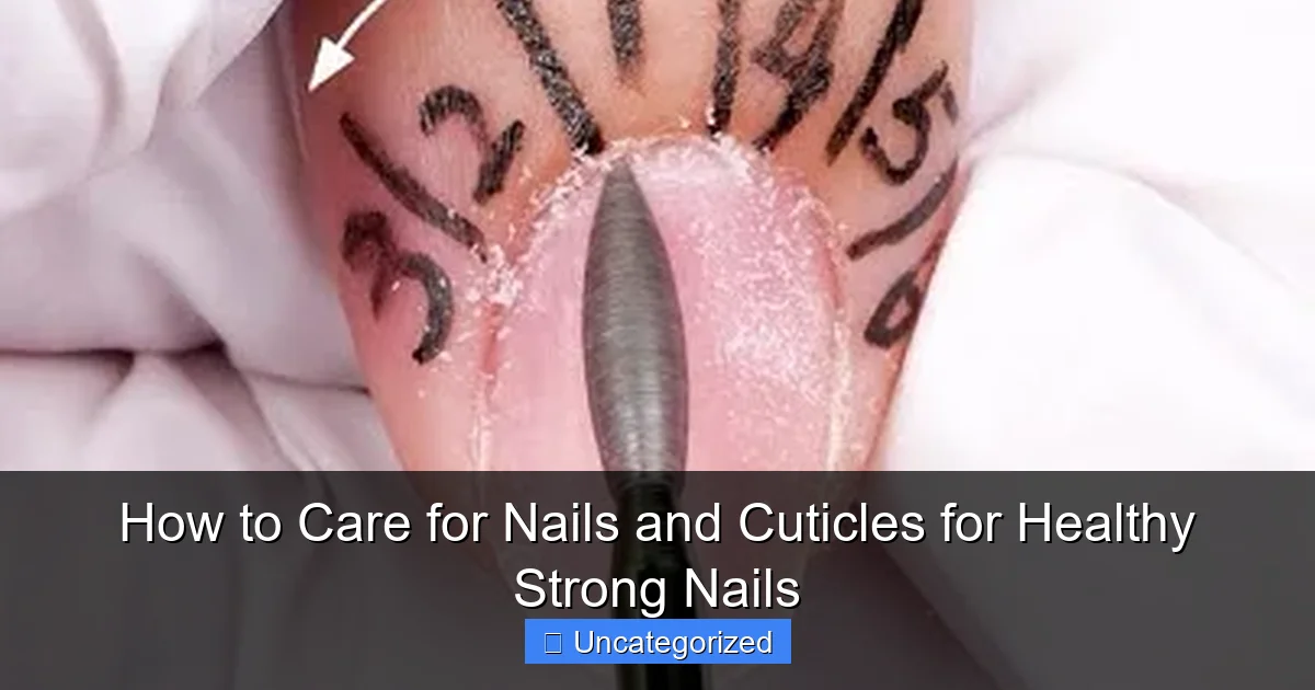 How to Care for Nails and Cuticles for Healthy Strong Nails