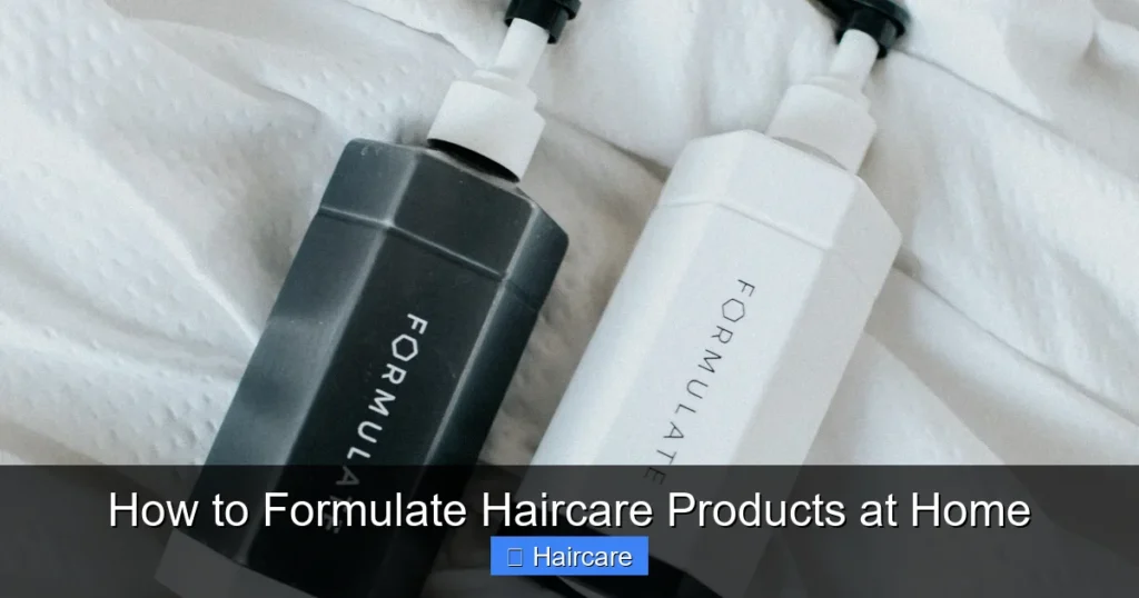 Featured image for How to Formulate Haircare Products at Home