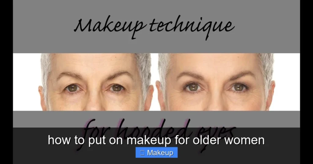 Featured image for how to put on makeup for older women