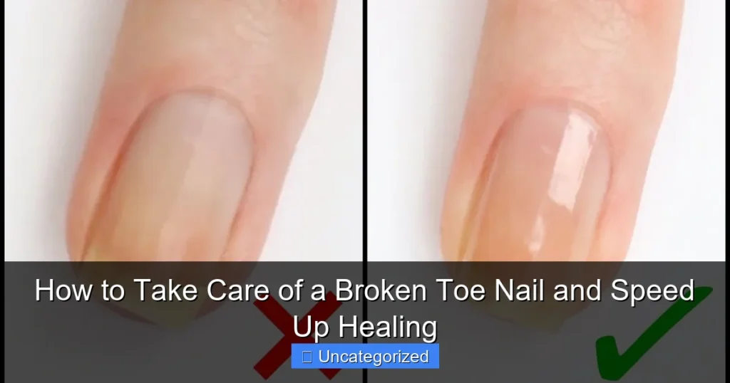 How to Take Care of a Broken Toe Nail and Speed Up Healing