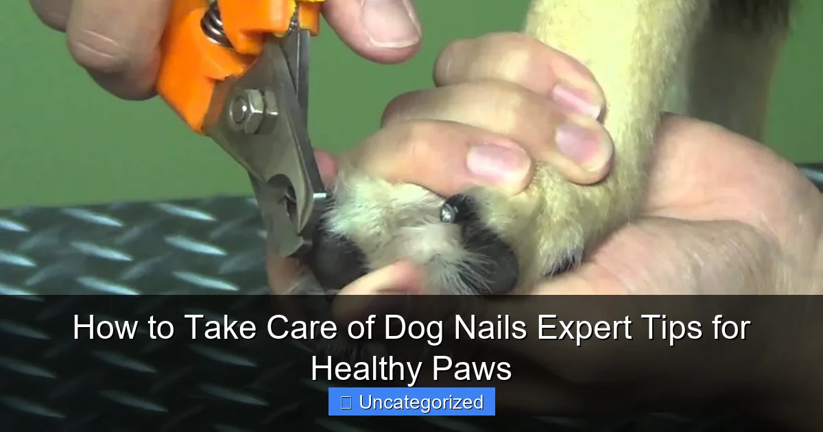 How to Take Care of Dog Nails Expert Tips for Healthy Paws