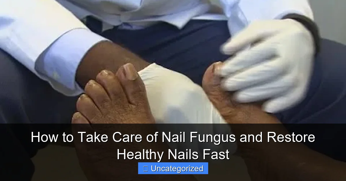 How to Take Care of Nail Fungus and Restore Healthy Nails Fast