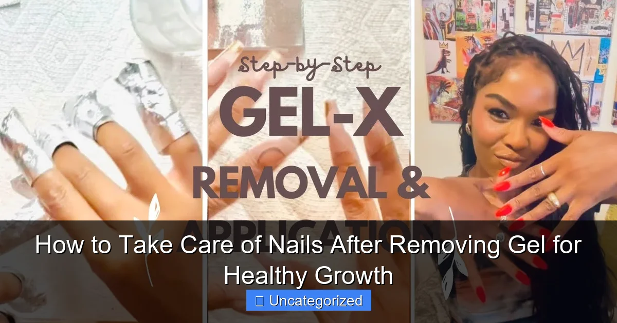 How to Take Care of Nails After Removing Gel for Healthy Growth