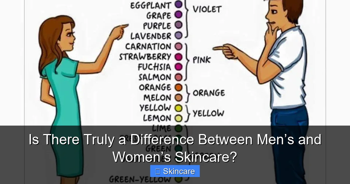 Featured image for Is There Truly a Difference Between Men’s and Women’s Skincare?