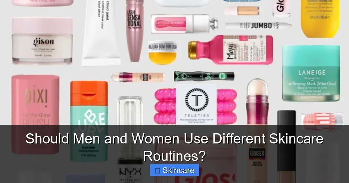 Featured image for Should Men and Women Use Different Skincare Routines?