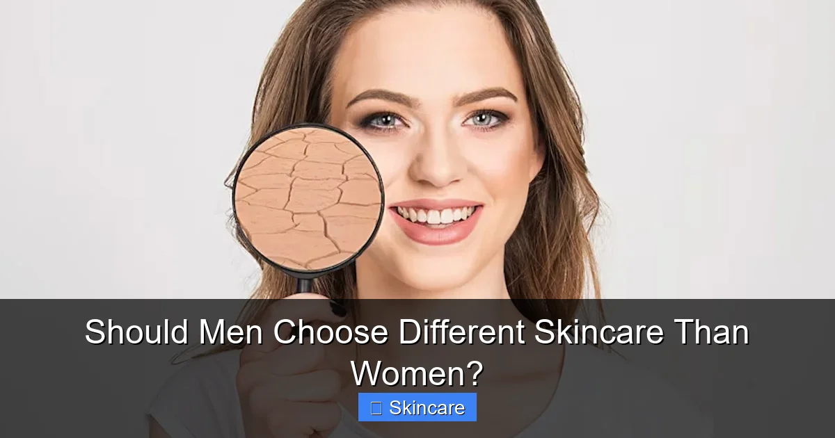 Featured image for Should Men Choose Different Skincare Than Women?