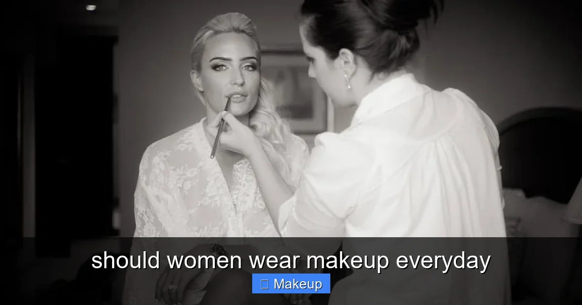 Featured image for should women wear makeup everyday