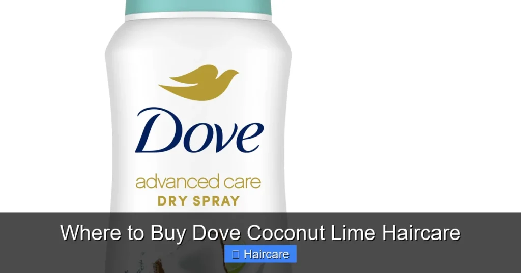 Featured image for Where to Buy Dove Coconut Lime Haircare