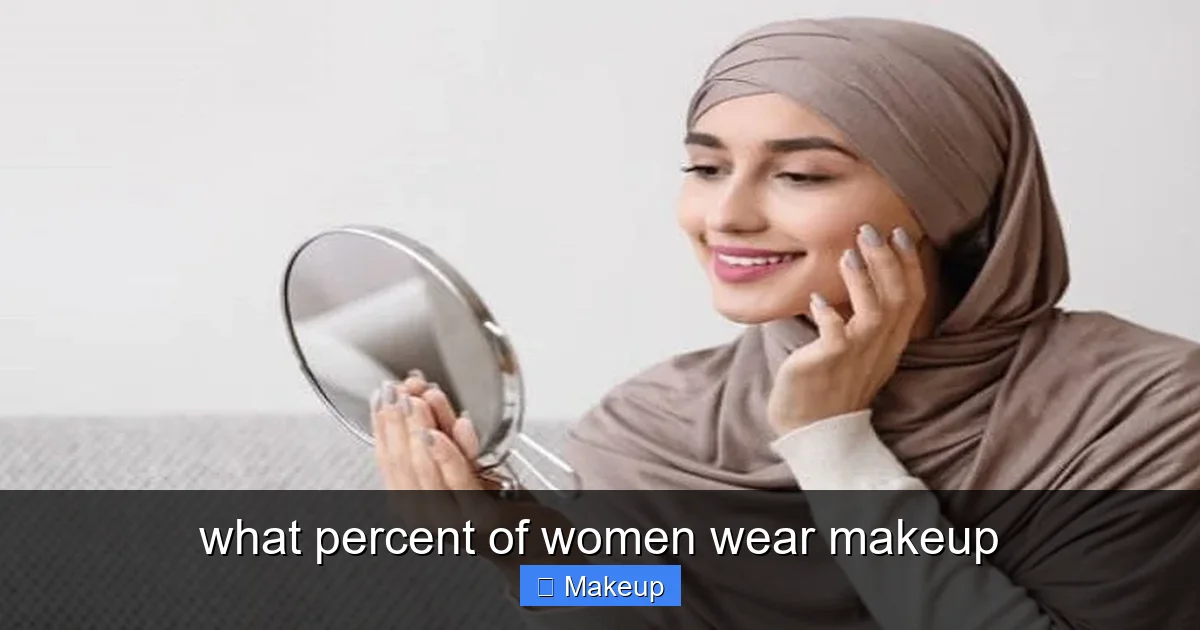 Featured image for what percent of women wear makeup
