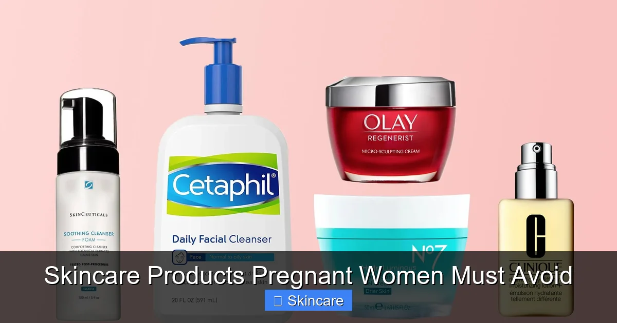 Featured image for Skincare Products Pregnant Women Must Avoid