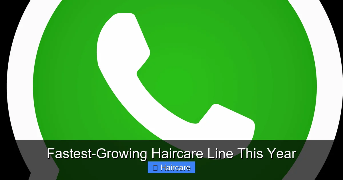 Featured image for Fastest-Growing Haircare Line This Year