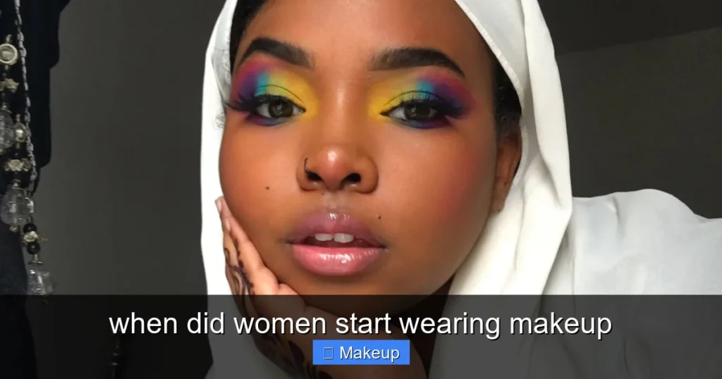 Featured image for when did women start wearing makeup
