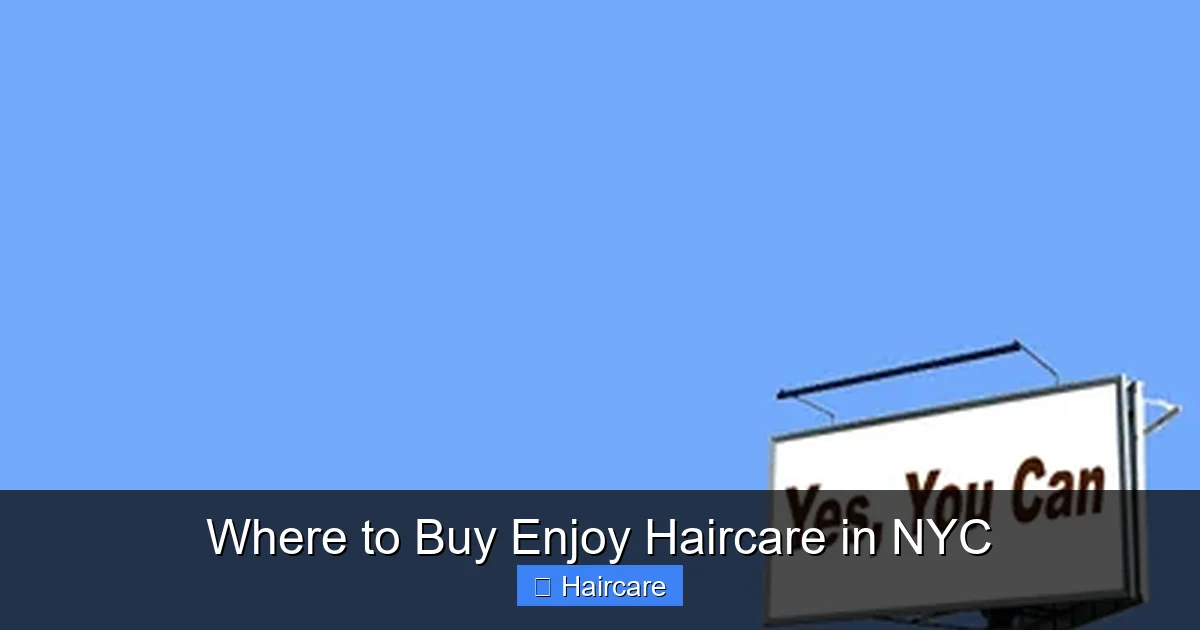 Featured image for Where to Buy Enjoy Haircare in NYC
