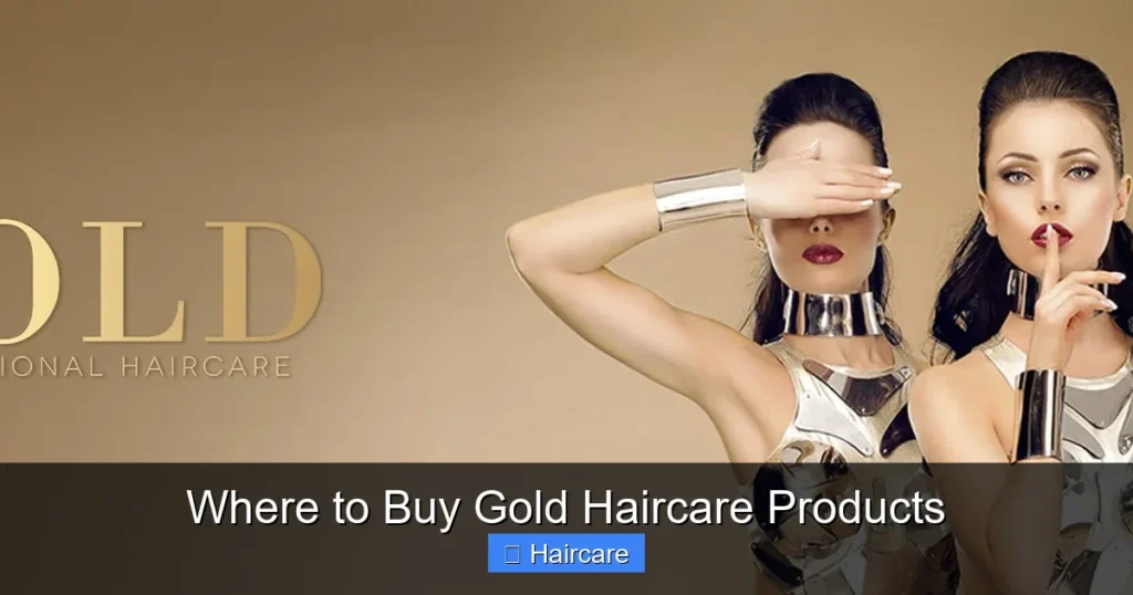 Featured image for Where to Buy Gold Haircare Products
