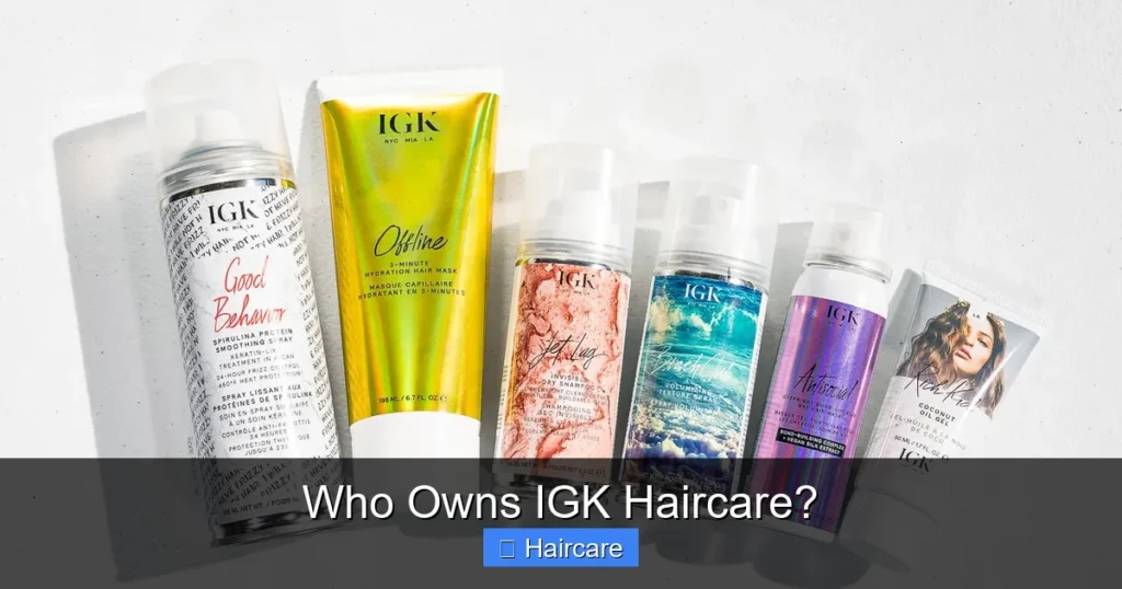 Featured image for Who Owns IGK Haircare?