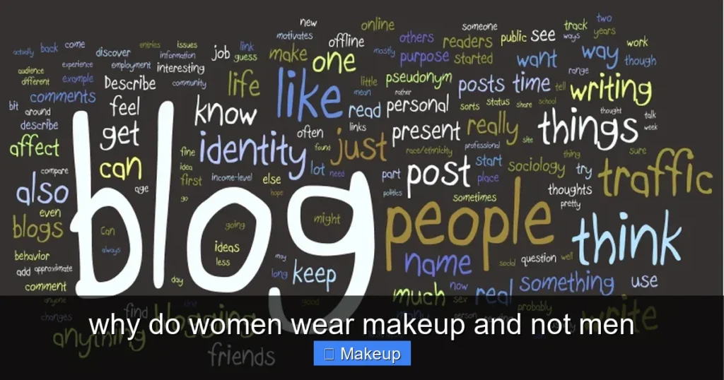Featured image for why do women wear makeup and not men