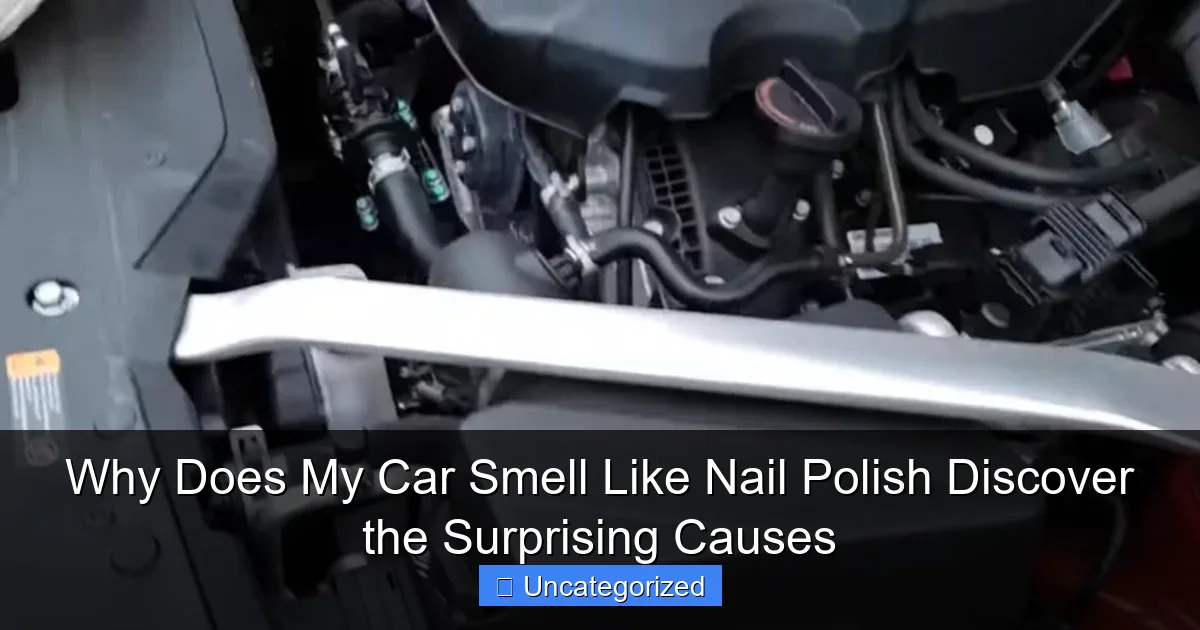 Why Does My Car Smell Like Nail Polish Discover the Surprising Causes